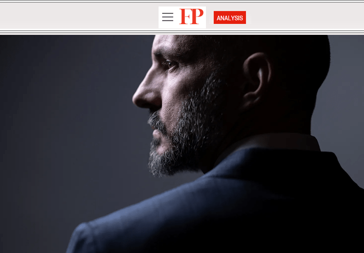 Paris, France. Nov. 10, 2023: His Highness Prince Rahim Aga Khan V the then Prince Rahim Aga Khan at the Paris Peace Forum. Image credit: Joel Saget / AFP via Getty Images